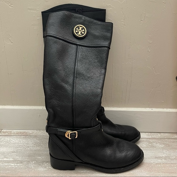 Tory Burch Shoes - Tory Burch black knee high leather boots
